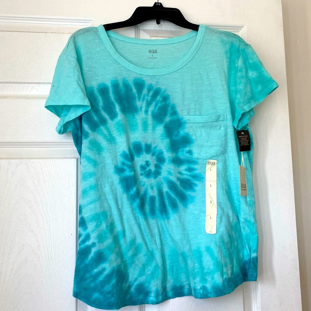 ANA Blue Tie Dye Top
